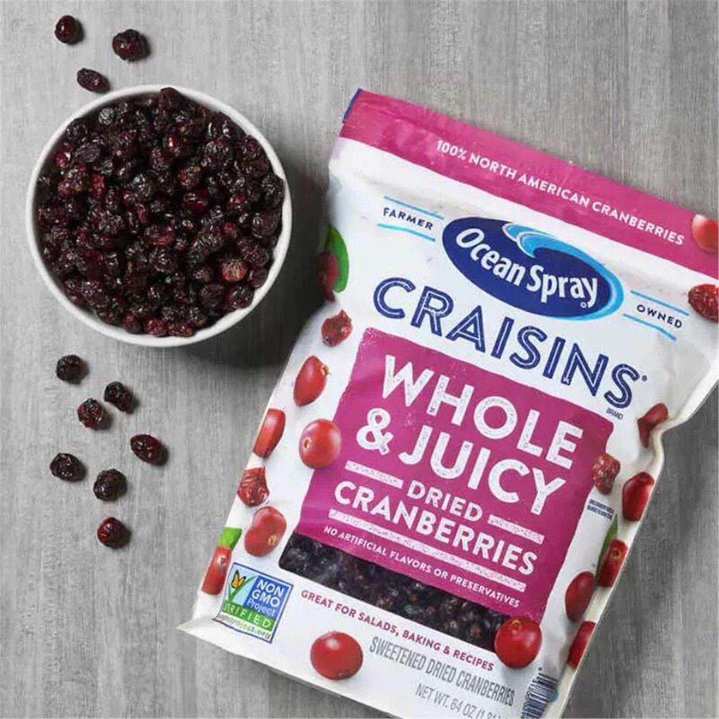 美国进口OceanSpray蔓越莓干1.81kg吃货零食果干烘培原料