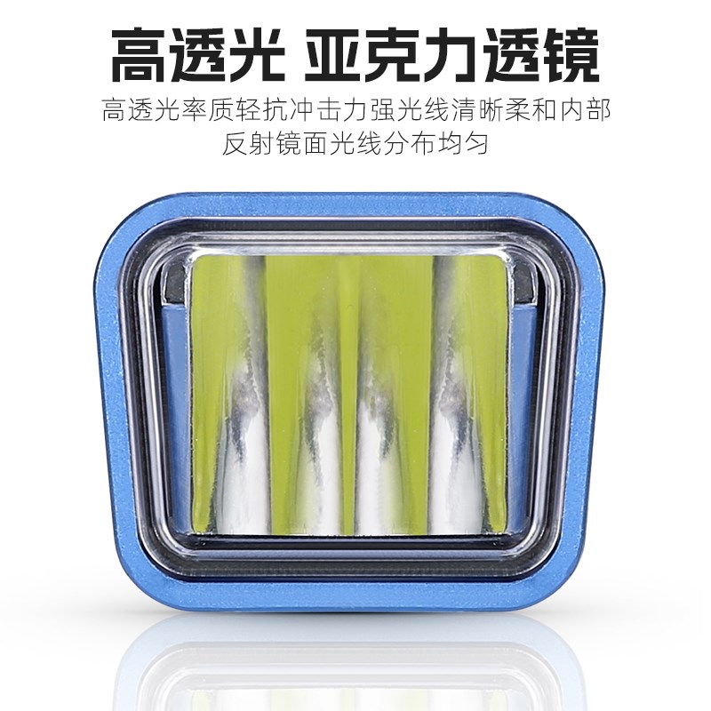 西骑者德规感应自行车灯车前灯山地强光夜骑灯充电手电筒骑行装备
