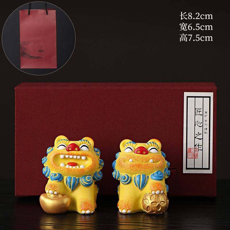 中国特色礼物送老外实用型新中式国风风狮爷石狮子吉祥物茶桌装饰,节庆用品/礼品,创意礼盒/礼品套组,淘宝优惠券,粉丝福利购,淘宝优惠卷