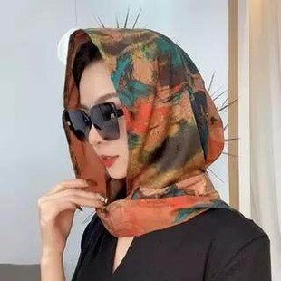 帽子遮白发的头饰新款包头帽女2025高级感速干头巾帽妈妈款优雅大