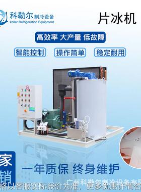 片冰机日产3吨片状制冰机KP30渔港水产保鲜制冰设备