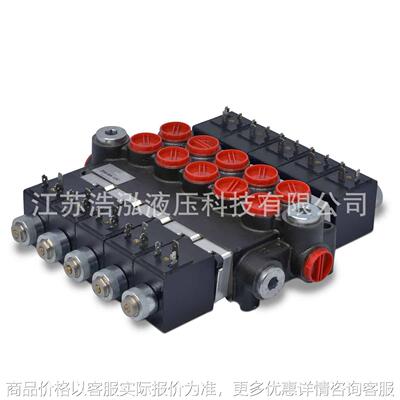 5 Spool Monoblock Solenoid Directional Control Valve