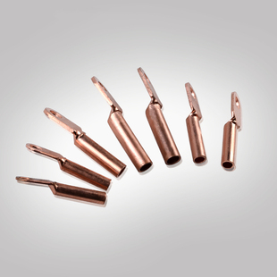 铜接线鼻子DT铜线耳电缆电线接线端子圆连接头铜鼻子冷压接头