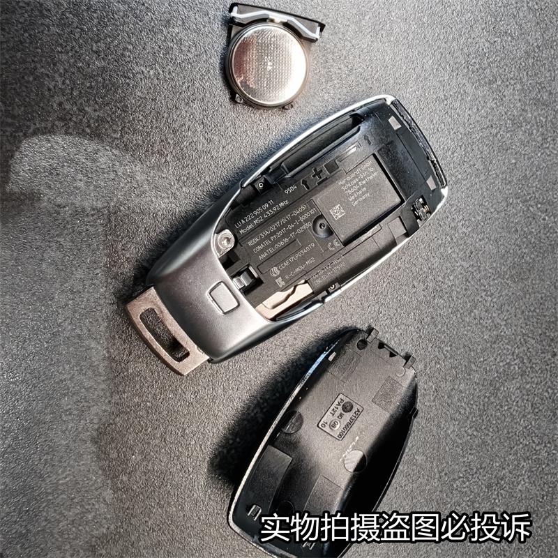 YD原装宾士车钥l匙电池ca200l glc260e300glk汽 GLAc遥控器钮扣电子