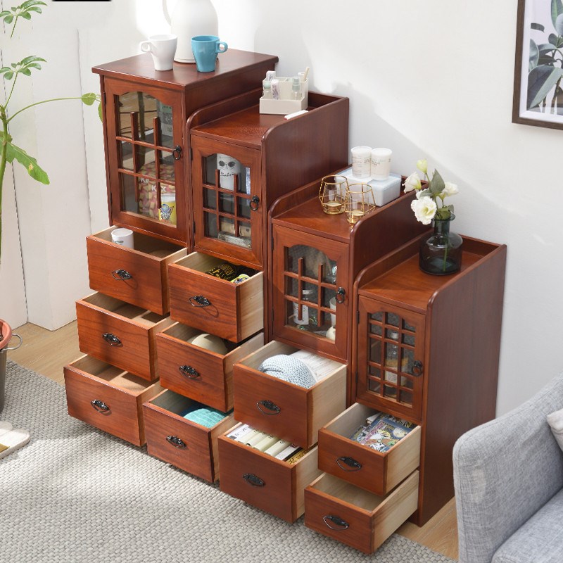 30cm25宽夹缝收纳柜实木厨房柜超窄缝隙抽屉式储物整理置物架边柜