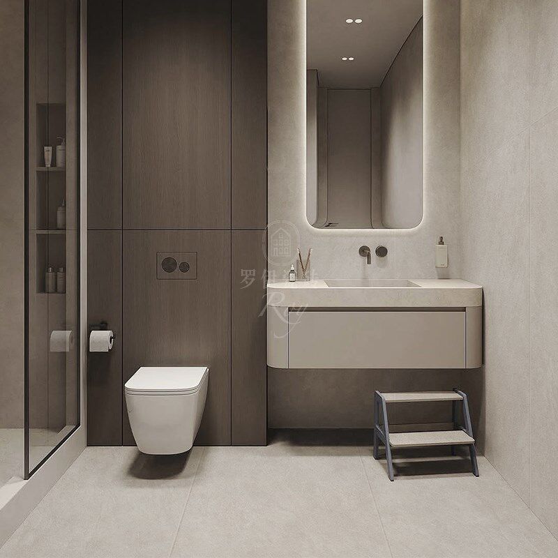 750x1500质感微水泥地砖现代极简瓷砖客厅服装商铺卫生间墙砖防滑