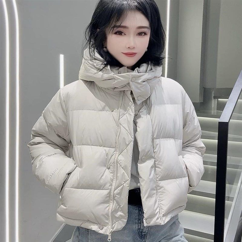 2025冬季小个子女生羽绒棉服女短款免I洗棉衣蓬松过冬保暖厚款棉
