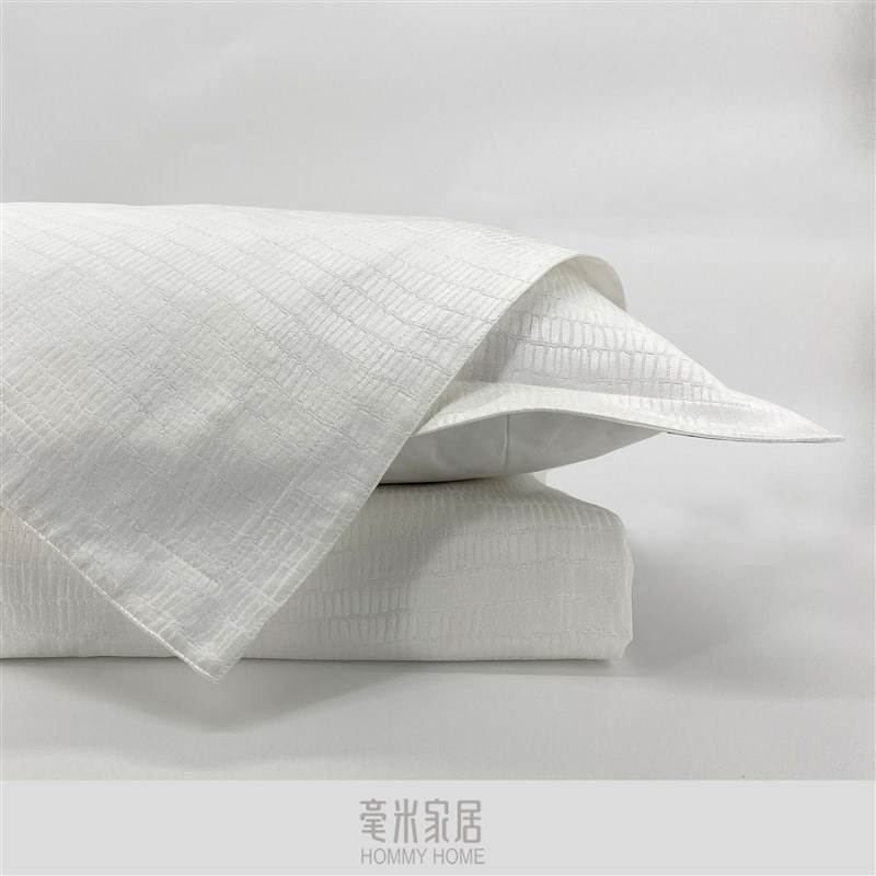 样板间白色床品四件套