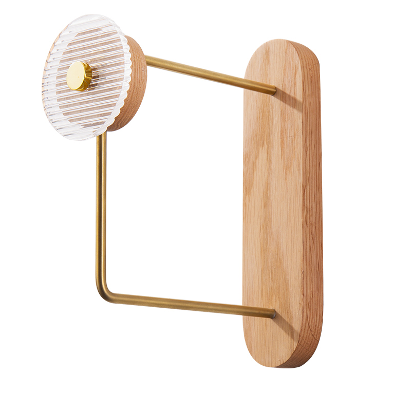 实木衣架收纳架玄关客厅简易挂衣架卧室衣柜整理置物架壁挂免打孔