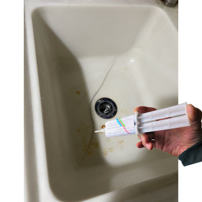 洗手盆胶水裂纹裂缝防水补漏陶瓷洗脸盆破裂漏水修补剂专用瓷砖胶