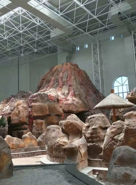 大型假山流水喷泉景观室外庭院水池假山鱼池造景户外假山雕塑