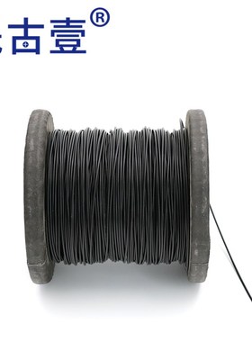 绳线4 黑色包5mm胶1包塑钢v丝2包塑钢丝绳涂塑  430 6不锈钢丝绳3