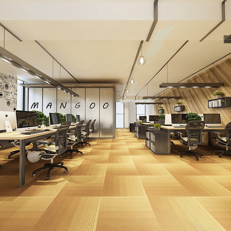 办公室地毯方块拼接pvc卧室客厅大面积商用公司写字楼会议室满铺