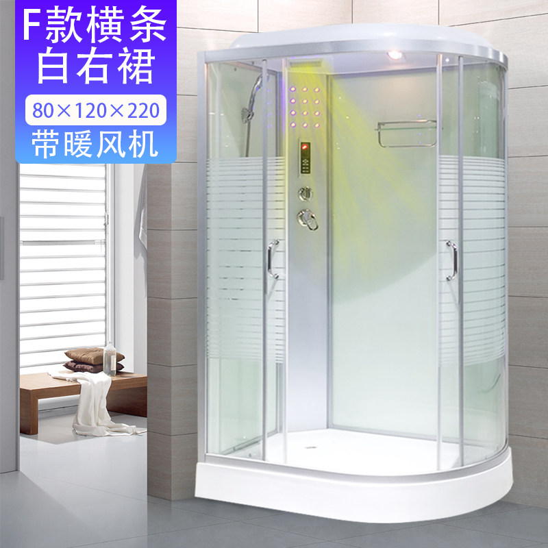 整体淋浴房淋浴房整体桑拿房整体浴室全封闭浴房钢化玻璃矮盆新款