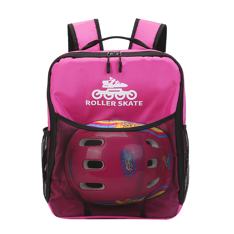 儿童轮滑鞋包包轮滑鞋收纳包儿童双肩轮滑包
