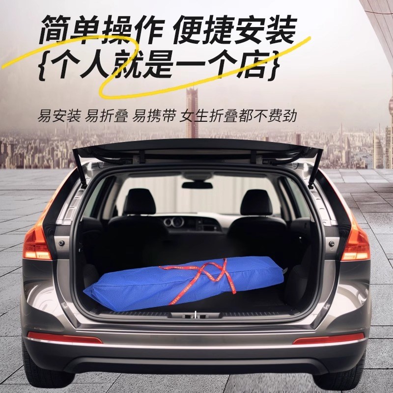 摆摊折叠桌夜市地摊货架折叠摆摊架子多功能便携移动展示地摊架子