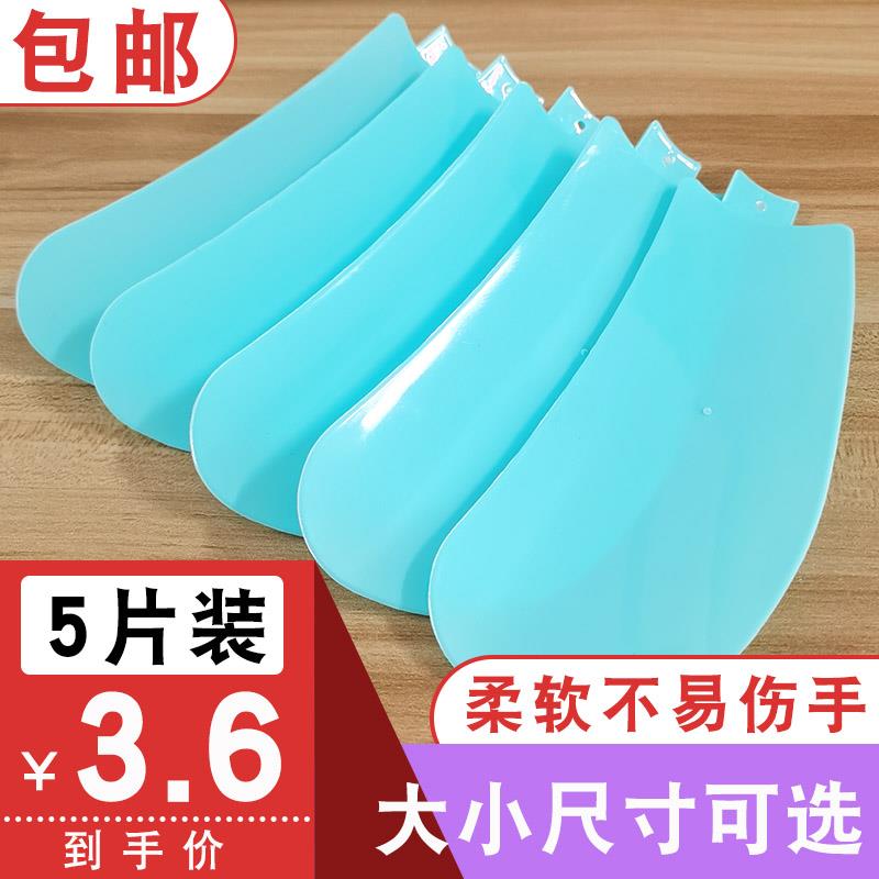 小型风扇扇叶片塑料小吊扇迷你夹电风扇5片4页配件直插式通用风叶