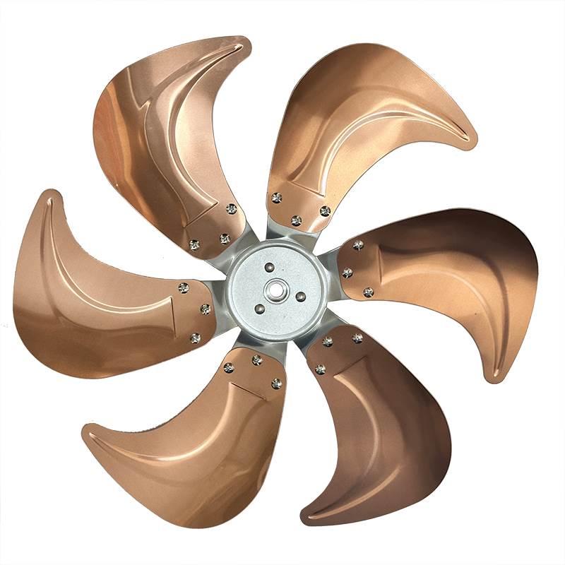 【18寸商务扇6叶古铜色扇叶】FS-45工业扇坐爬地电风扇铝叶子配件