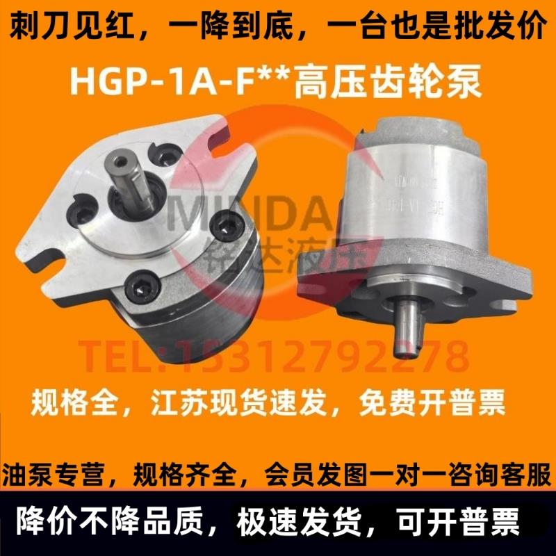HGP-1A-F6R齿轮泵F1R F2R F3R F4R F5R F8R锯床数控车床液压油泵L