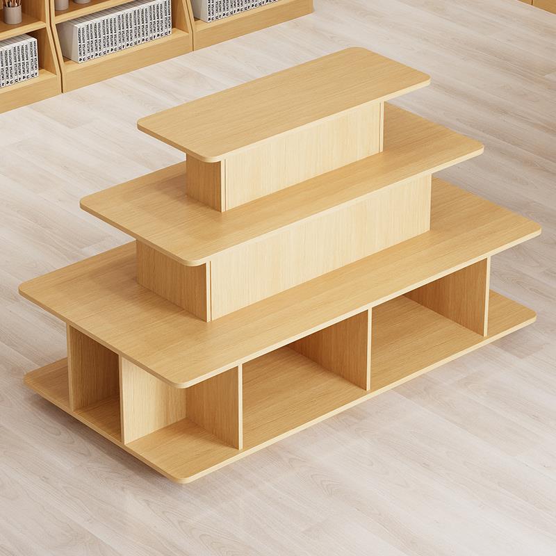 中岛展示柜文创产品陈列货架烟酒样品超市堆头促销流水台置物零食