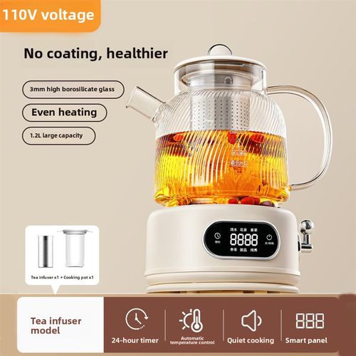 伏纯玻璃养生壶多功能茶壶家用暖奶器办公室煮茶器恒温烧水