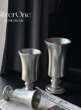 ilOn高级银色大口径瓶干欧式客厅入户门玄关柜装饰