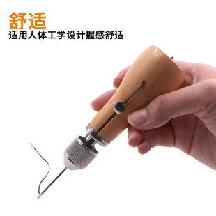皮革手缝器缝线机手工DIY皮艺皮雕缝线工具牛皮革皮雕工具器 新款