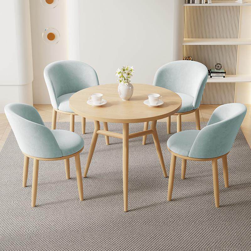 北欧简约洽谈小圆桌椅组合接待会客议休闲培训机构桌椅阳台小餐桌