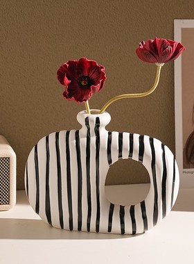 入户玄关电视柜酒柜装饰品花瓶摆件客厅2025新款乔迁新居礼物