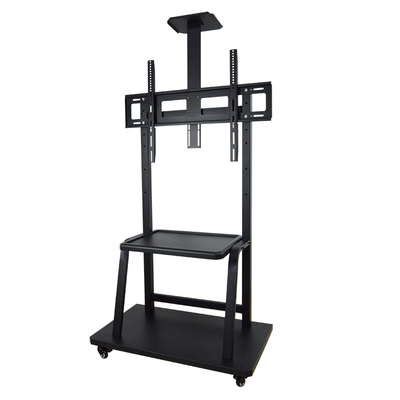 液晶电视支架幼儿园教学一体机落地式可移动推车带轮希沃立式挂架