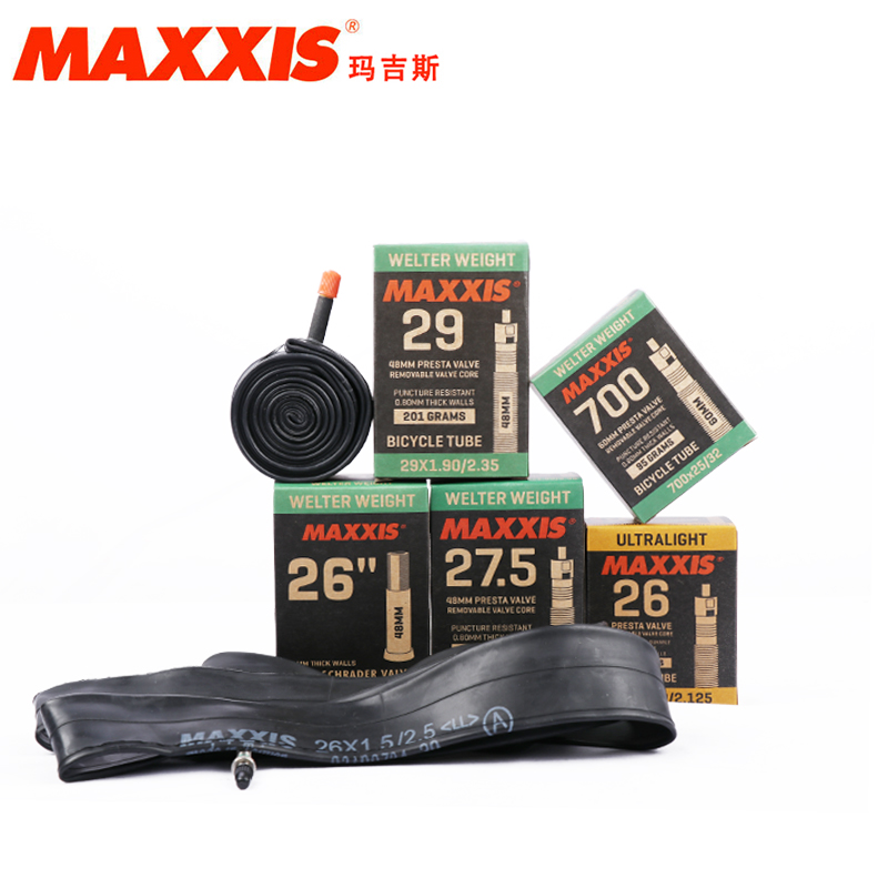 玛吉斯MAXXIS自行车山地/公路车内胎 26寸/27.5/700*25C超轻内胎