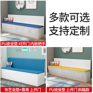 实木卡座餐桌家用小户型餐厅沙发储物柜靠墙现代简约L型转角组合