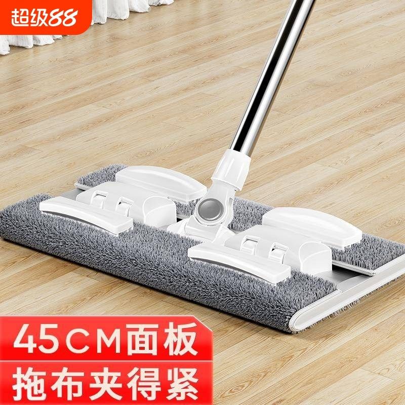 拖把2025新款家用一拖净夹布平板拖布懒人木地板吸水拖地神器