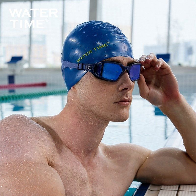 WaterTime 泳镜男女高清防雾防水游泳镜近视镀膜潜水大框游泳眼镜