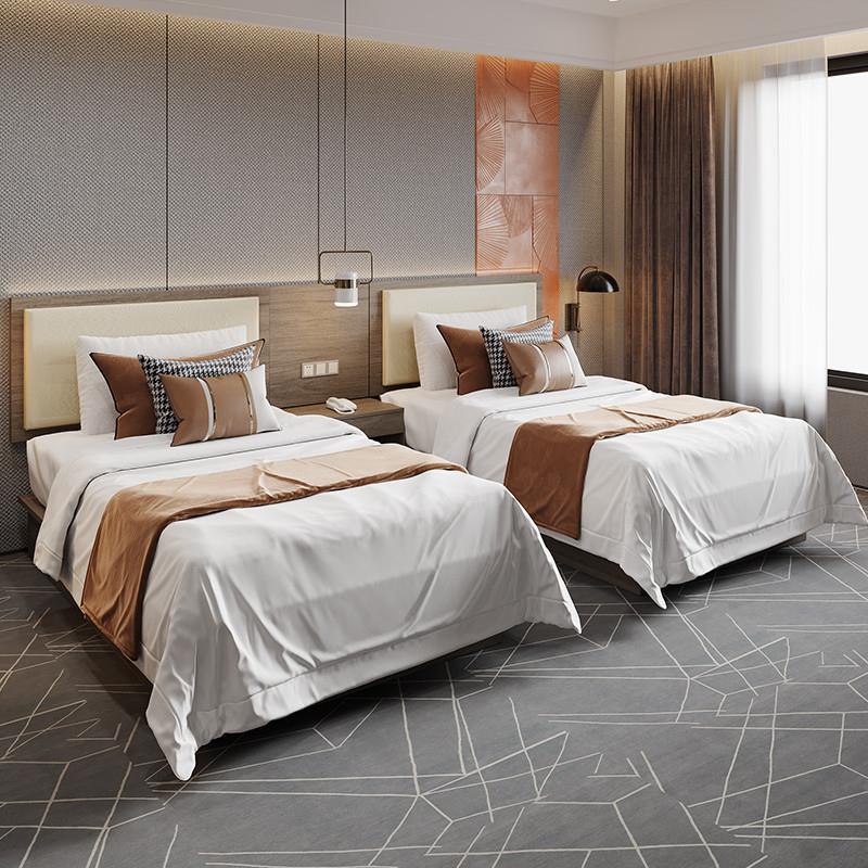 酒店家具标间全套单人双人间大床房民宿旅馆电视柜客房专用宾馆床