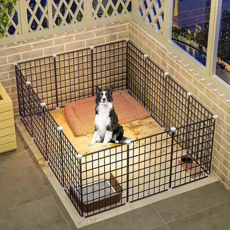 狗狗围栏式家用室内宠物栅栏泰迪比熊柯基吉娃娃小型犬门栏狗笼子