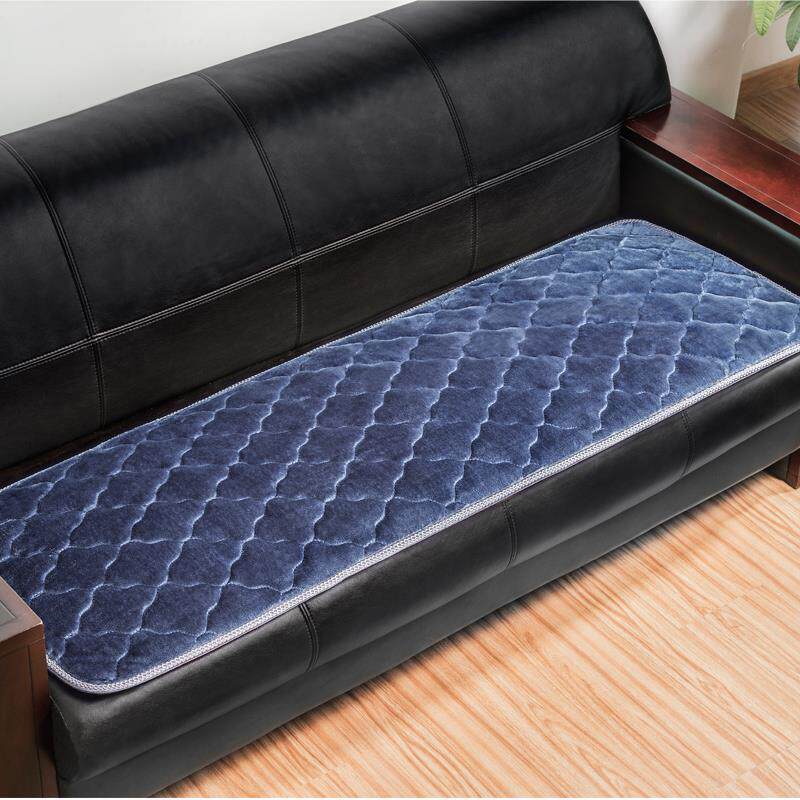 办公室皮沙发坐垫实木垫子防滑加厚红木质长椅垫四季通用毛绒简约