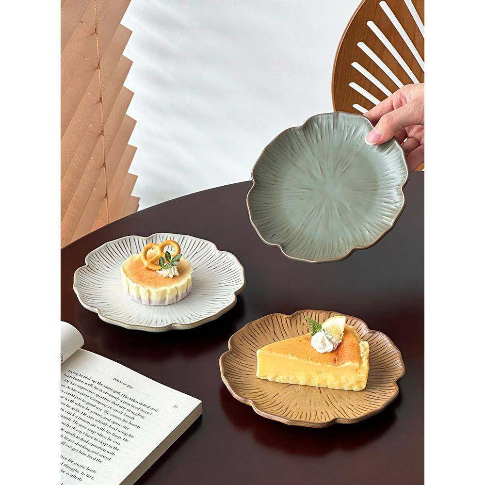 花边陶瓷甜品盘精致下午茶糕点蛋糕盘点心小碟子早餐盘高级感家用,餐饮具,盘,淘宝优惠券,粉丝福利购,淘宝优惠卷