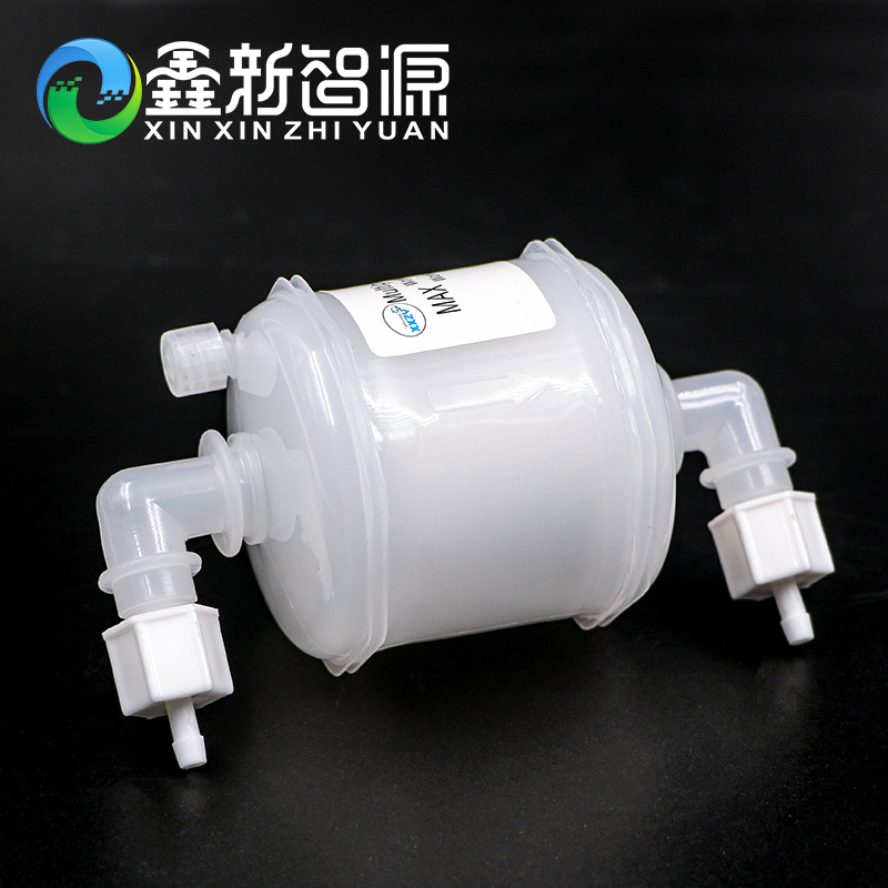 力宇喷绘机过滤器 星光囊式墨水过滤器 5UM 白色弯头喷码机过滤器
