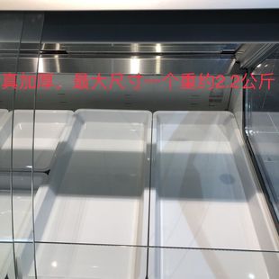 白色托盘 熟食盘 食品盘 超市熟食盘 凉菜盘 海鲜展示盘食堂