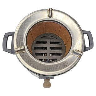 双耳款红色一节室内户外家用蜂窝煤木炭煤炭火炉两用烤火取暖炉子