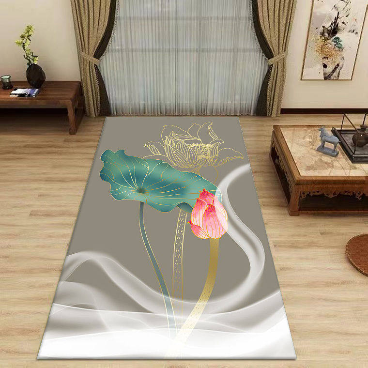 佛堂地毯前专用礼禅修莲花