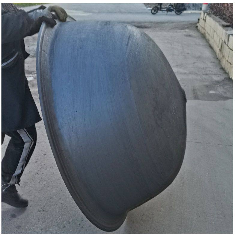 老式传统铸铁不沾加特厚生铁锅食堂饭店炒菜特大号豆腐浆杀猪印锅