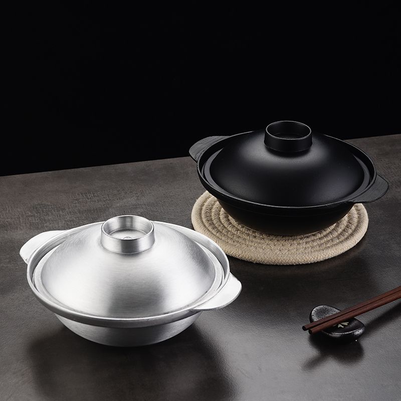 港式煲干饭平底仔锅家用铝