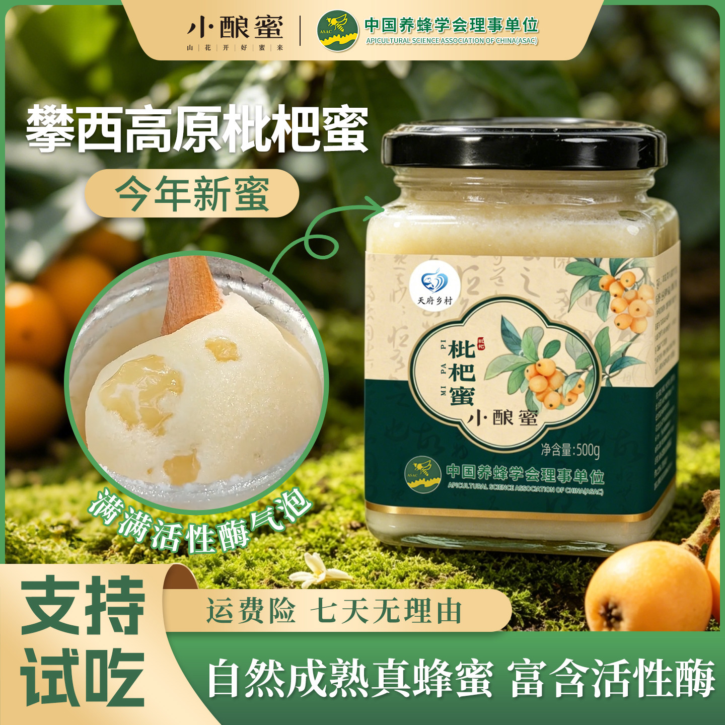 小酿蜜【高原枇杷蜂蜜1/2/3斤】当季高原枇杷蜜可试吃 - 实物图
