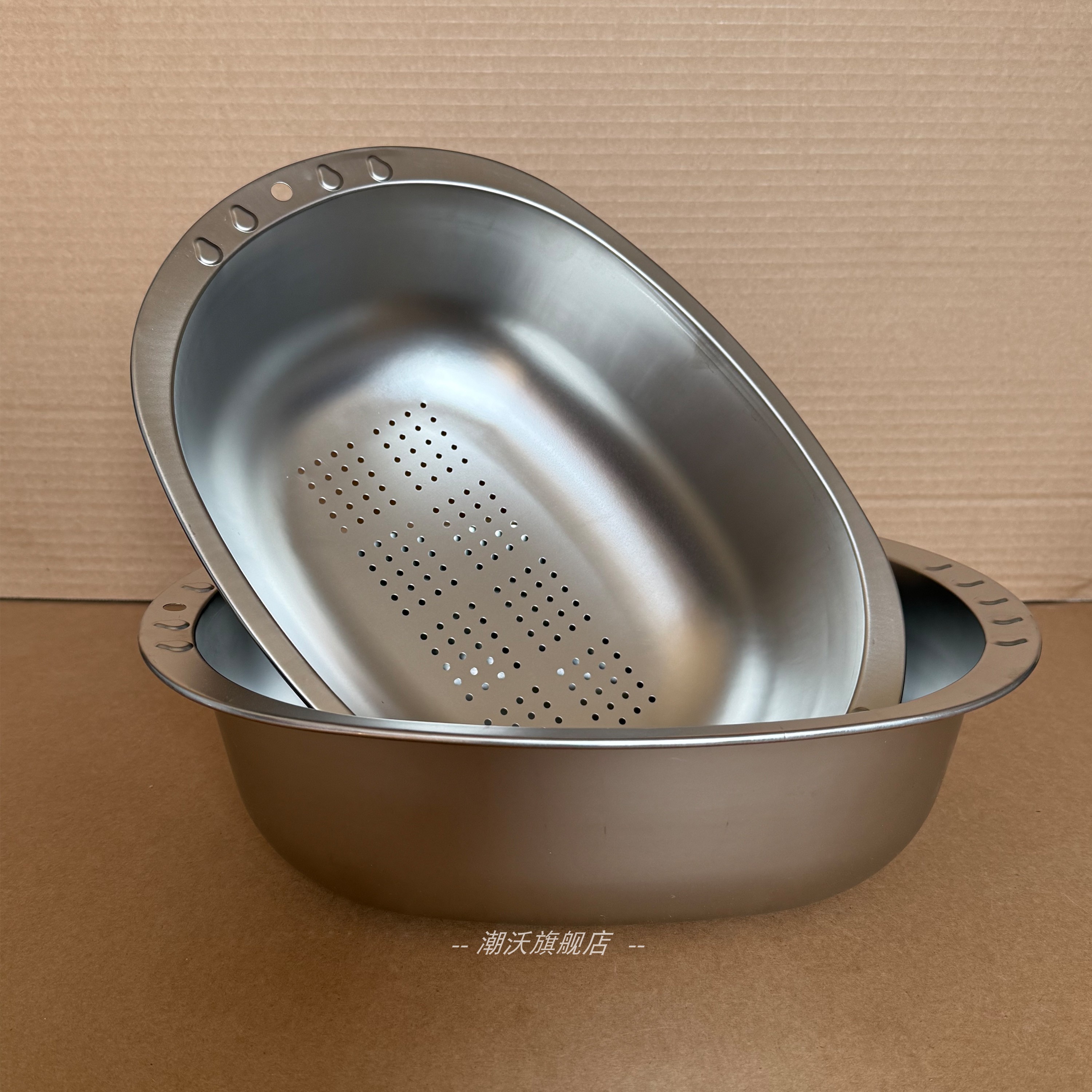 加厚加深不锈钢和面盆蛋形盆