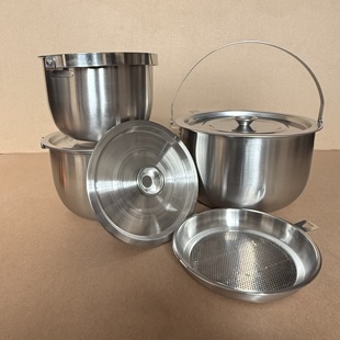 猪油罐家用316不锈钢装猪油盆带盖厨房家用油盆油壶储油缸调味罐