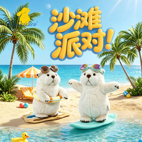 weivivi海獭Momota治愈毛绒公仔