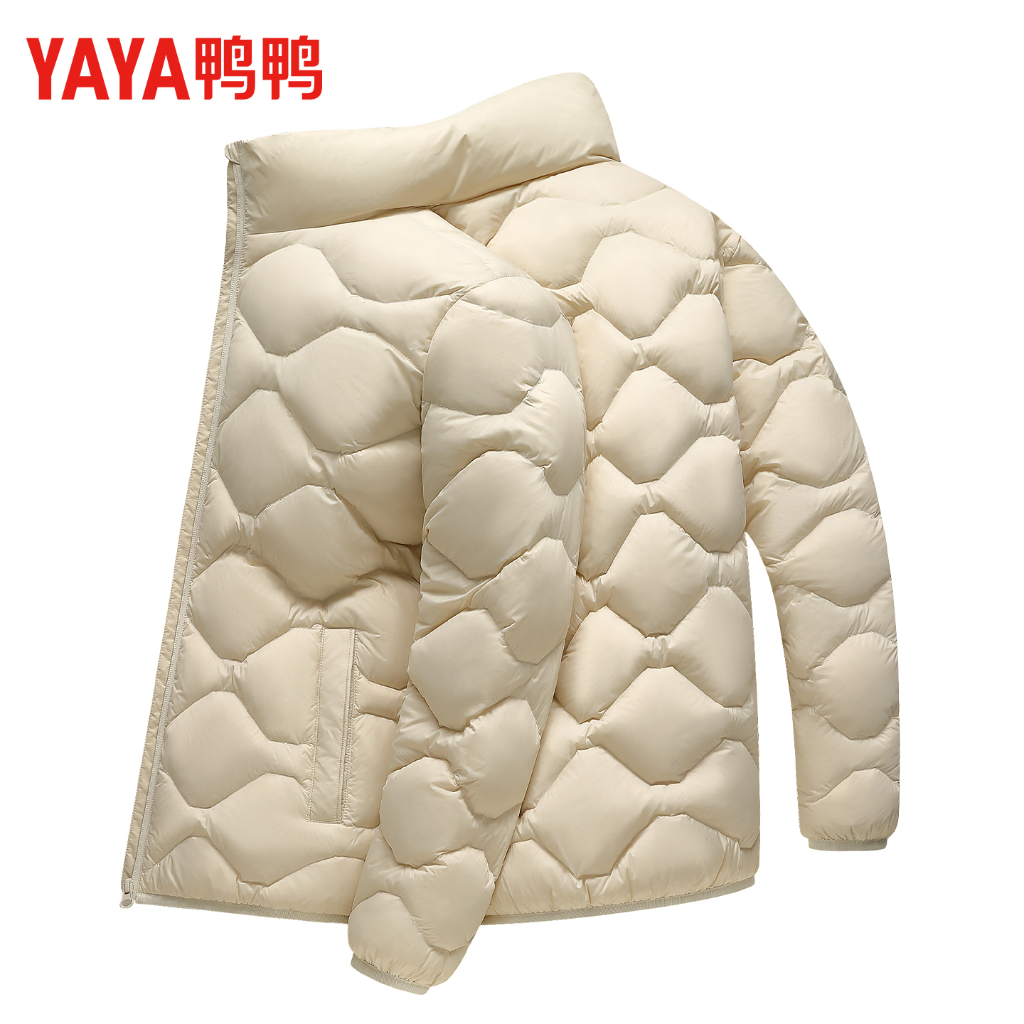 鸭鸭情侣轻薄羽绒服男女2025年