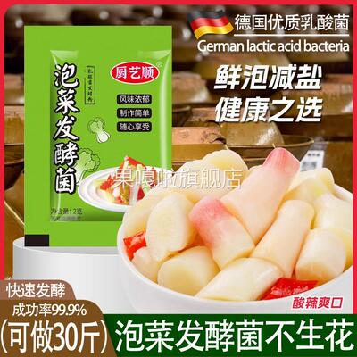 泡菜发酵菌正品不生花四川泡菜东北酸菜老坛母水益生粉官方旗舰店